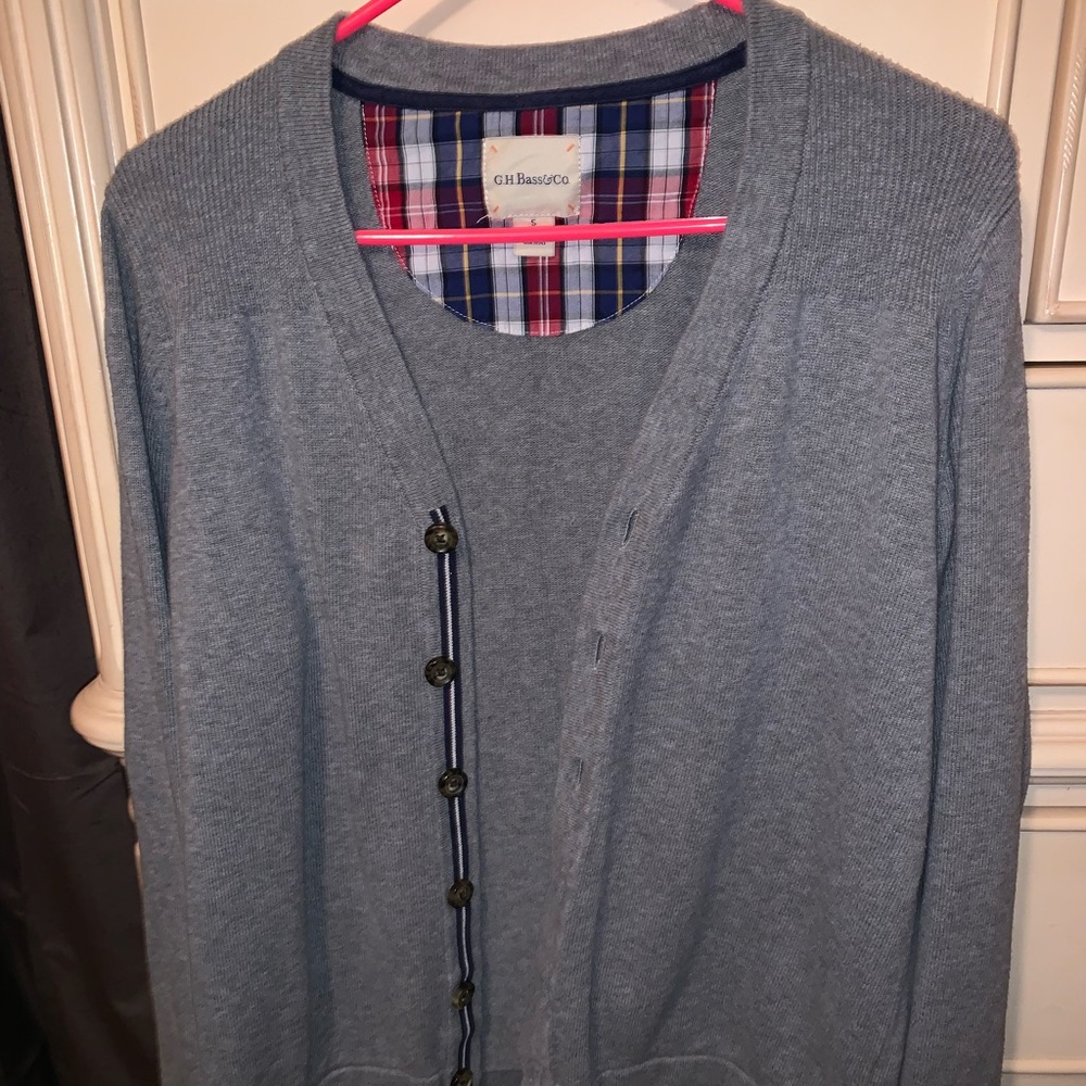 Size small gray cardigan sweater